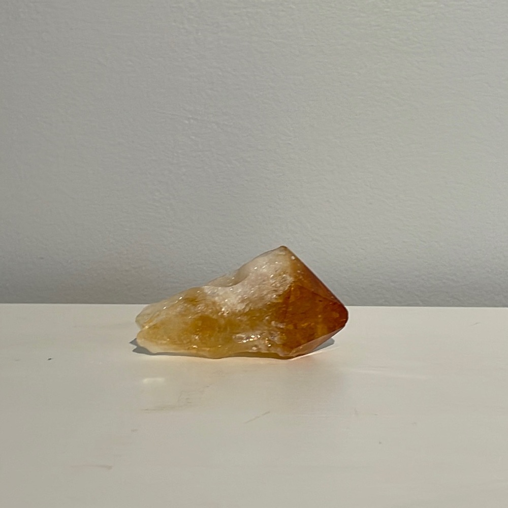 Raw Citrine Crystal point|| Great condition! ||
